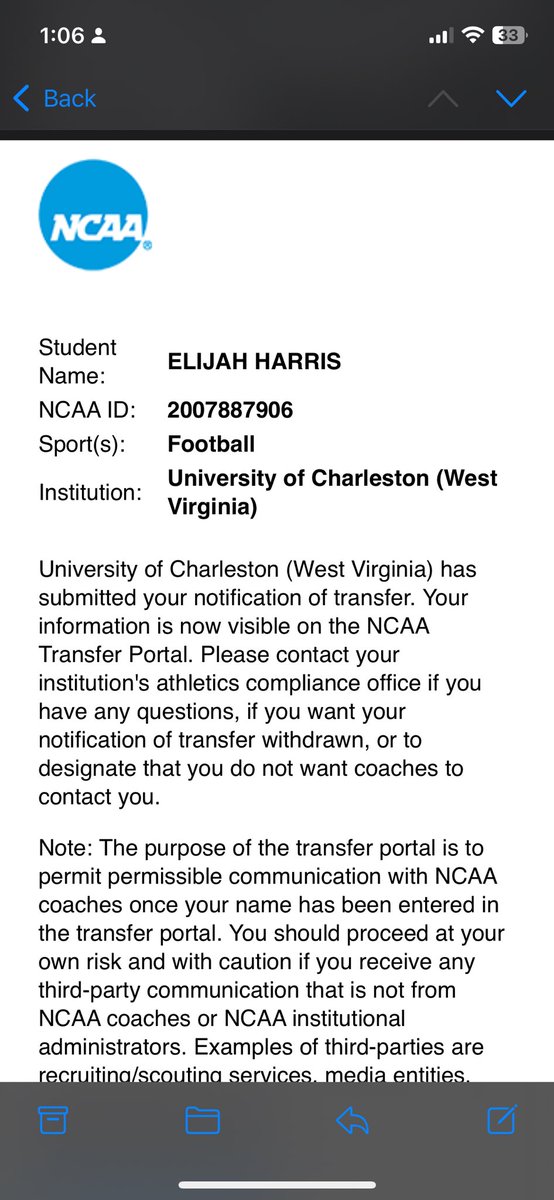 WhosLijah's tweet image. May your will be done! 🧎🏽‍♂️‍➡️ #AGTG Officially in the transfer portal, thank you University of Charleston! 

5’10 160
2-3 years of eligibility left
Contact: 540-729-5422
Email: Sirrahile@gmail.com
@CoachP_eterson 

Slot/Return Man
Will make the first man miss‼️
Playmaker!