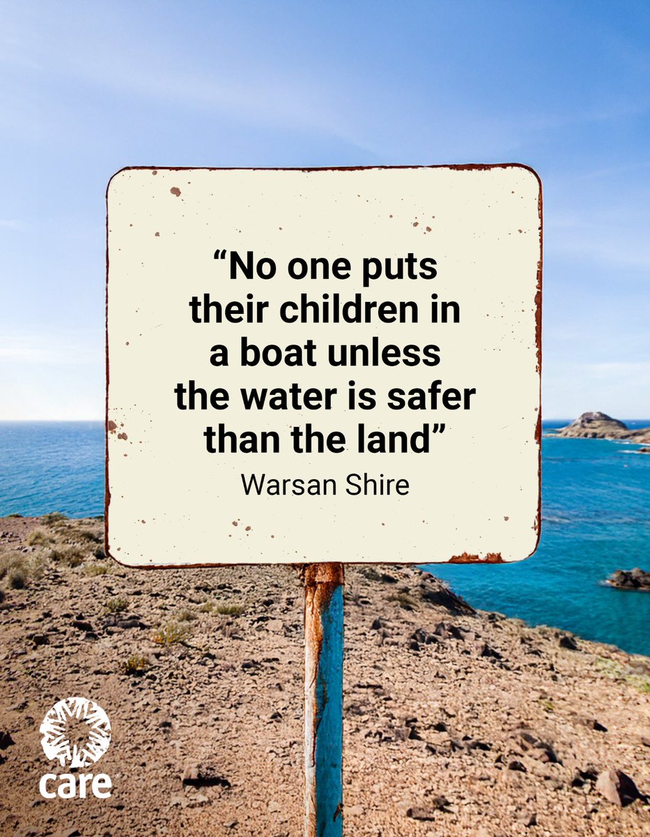 CARE's tweet image. Today is International #MigrantsDay. 
Around the world, migrants are forced to leave home in search of safety, dignity, and opportunity. Despite immense challenges, they bring resilience, skills, and hope that strengthen the communities they join. Today, and every day, CARE…
