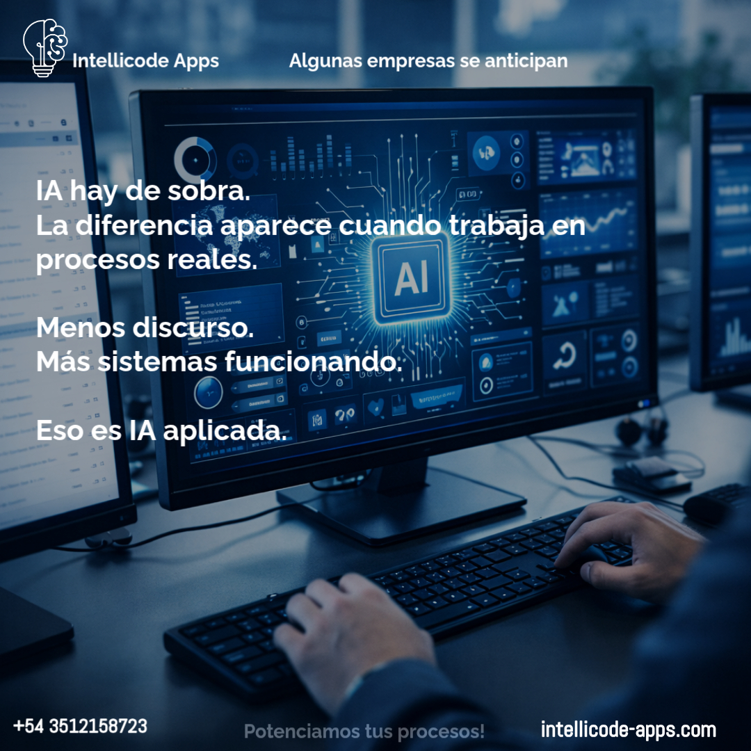 IntellicodeApps's tweet image. #IA #IAAplicada #Automatización #Procesos #Empresas #B2B #Argentina