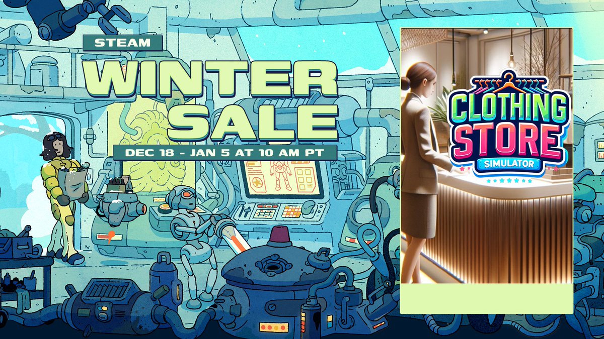 🎉 Winter Sale Alert – 35% OFF! 🎉

Step into the world of fashion with Clothing Store Simulator! 

Create your dream clothing store, manage your inventory, and style your way to success now 35% OFF on Steam for a limited time.

👗 Curate and design your store

 💼 Grow your