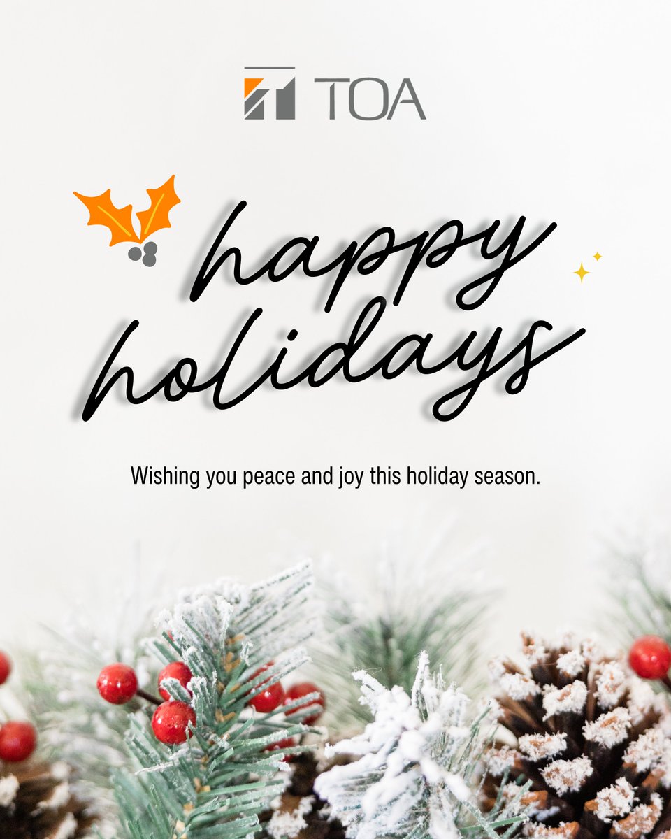 TOA Electronics, Inc tweet media