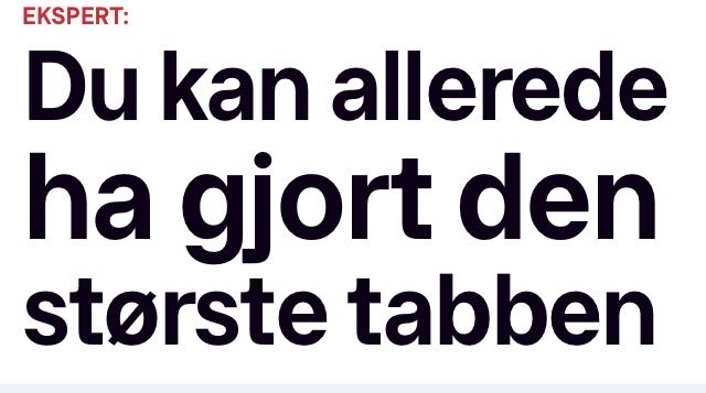 TorGHeggem's tweet image. Kva no?