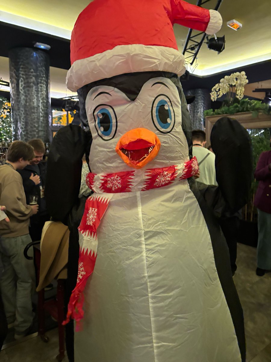SANSEMEA's tweet image. What a fantastic end to a brilliant year of training from SANS EMEA. Take a look at our Holiday penguin, who made an appearance in our final SANS Amsterdam event for 2025! 

Were you in attendance? Let us know your highlight before the year closes below 👇