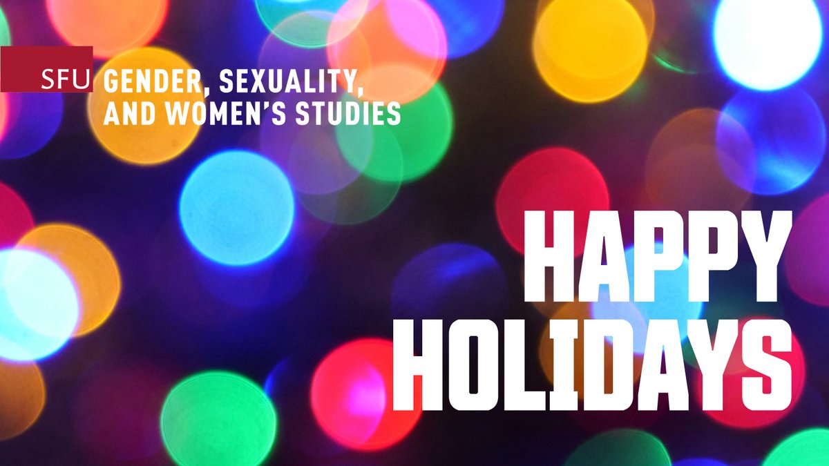 SFU Gender, Sexuality, and Women's Studies tweet media