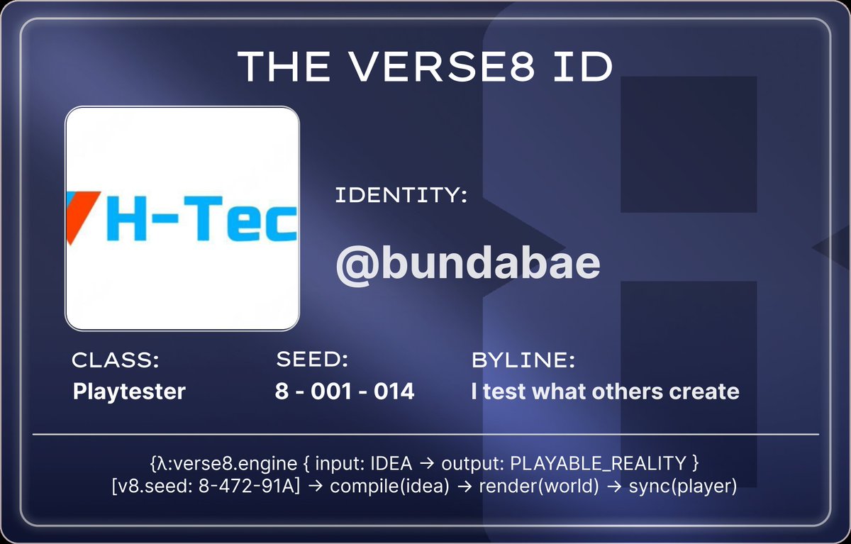 Bunda_Crypto's tweet photo. Officially plugged into the AI-native creation layer!

Claimed my Verse8 ID → https://t.co/vCrmPUXo6k

Fully on-chain, fully mine, only on @verse_eight https://t.co/w6kkLNSH5J