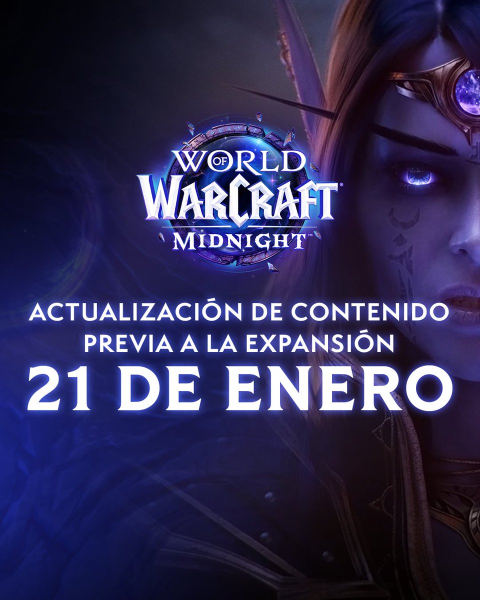 Warcraft_ES's tweet image. ¡La actualización de contenido previa a la expansión Midnight llega el 21 de enero!
