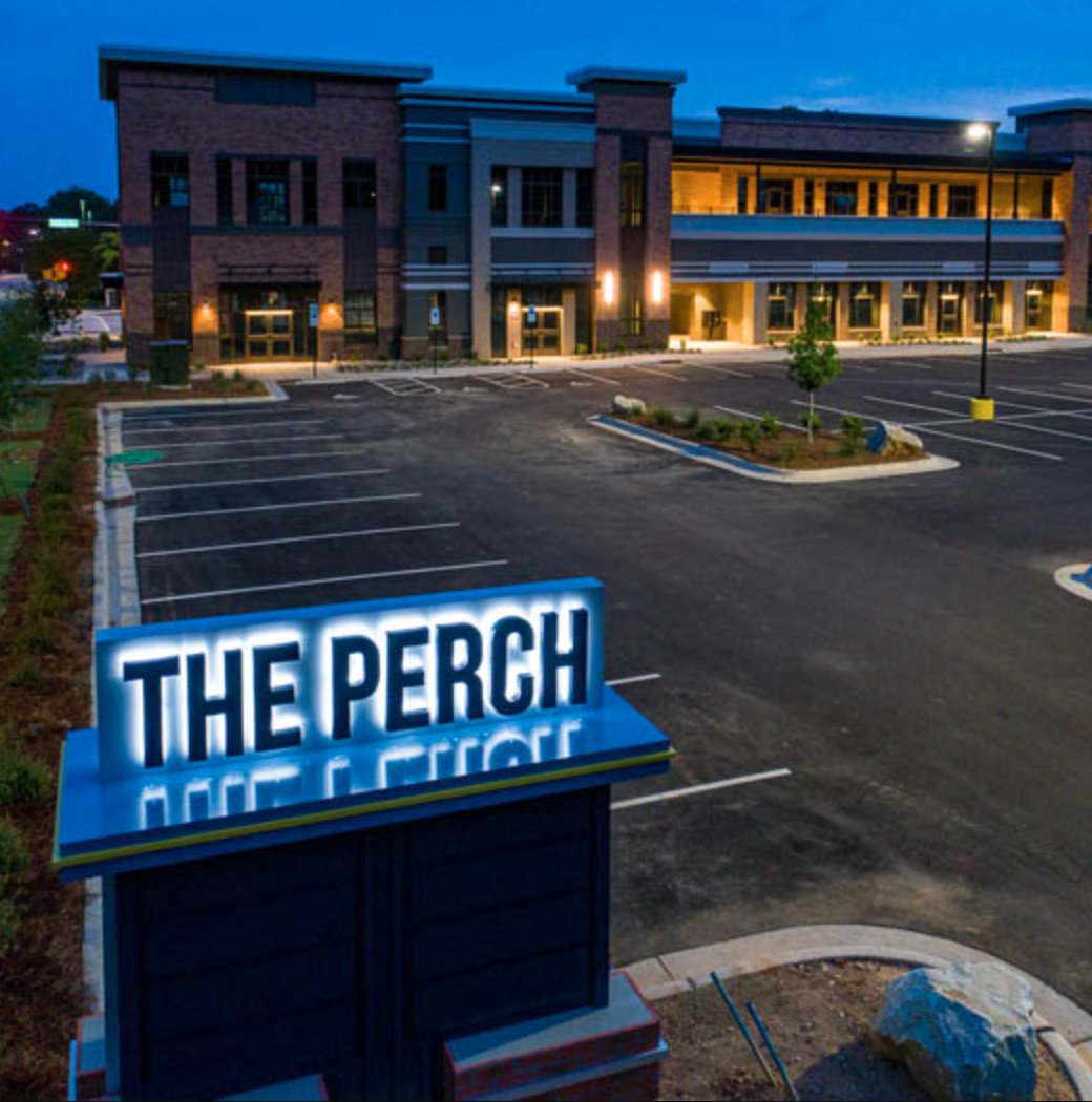 A historic Coca-Cola plant transformed into a vibrant mixed-use destination with dining, retail, outdoor patios, and a game area. Tenants include Hobo’s, Off The Track Brewing, and Nothing Bundt Cakes. Come experience Rock Hill’s history and modern charm all in one place.