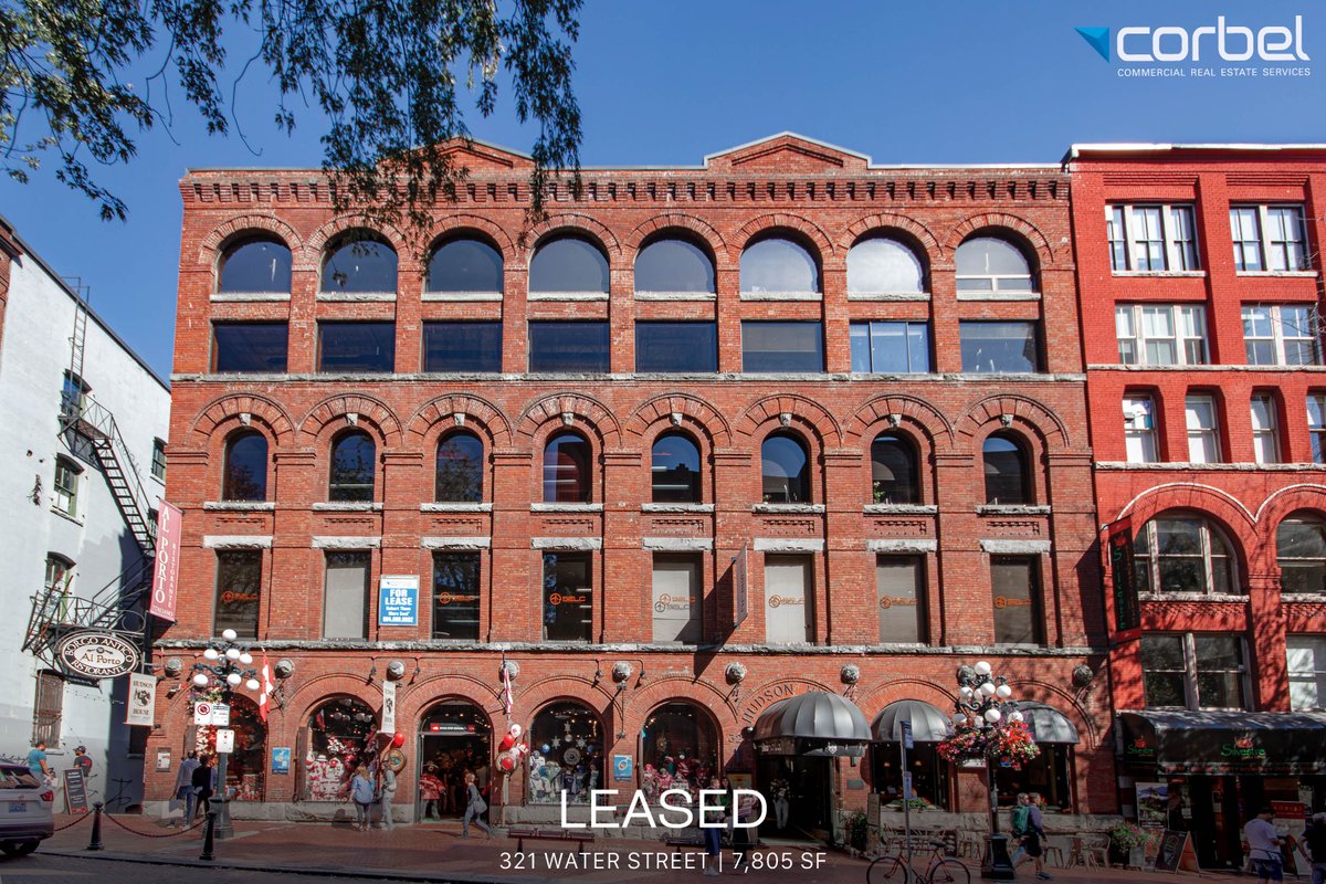 CorbelCRES's tweet photo. LEASED // 321 Water Street // 7,805 SF

We’re proud to share that a combined 7,805 SF of office space at The Hudson House has been leased. Strengthening the growing community of businesses in one of Gastown’s most iconic heritage buildings. https://t.co/EWxNxZuBuj