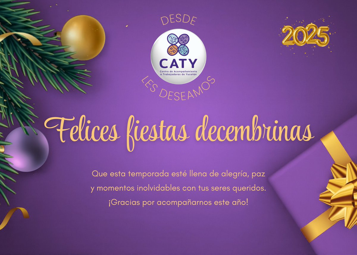 Desde JADE y CATY les deseamos
✨Felices fiestas decembrinas✨

Que esta temporada esté llena de alegría, paz y momentos especiales con las personas que más quieres.
¡Gracias por acompañarnos y ser parte de este año!

#FiestasDecembrinas #JadeSociales #SomosCaty