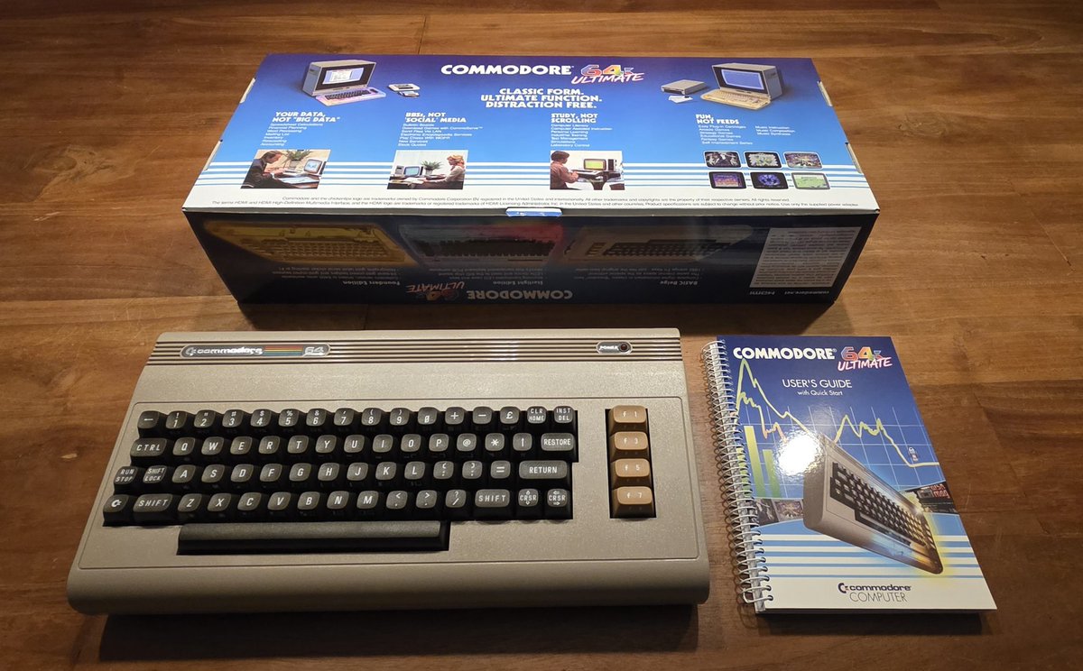 dnijhoff's tweet image. What a surprise, my Commodore64 Ultimate arrived today! And what a great package it is, can't wait to begin. Many thanks to @commodoreofcl for reliving our childhood #nostalgia
#c64 #commodore64 #Commodore64Ultimate