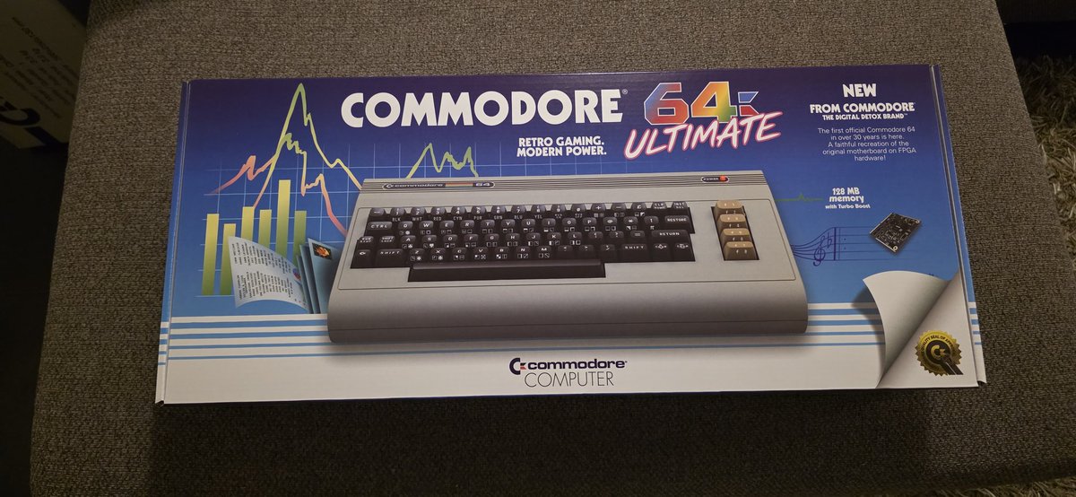 dnijhoff's tweet image. What a surprise, my Commodore64 Ultimate arrived today! And what a great package it is, can't wait to begin. Many thanks to @commodoreofcl for reliving our childhood #nostalgia
#c64 #commodore64 #Commodore64Ultimate