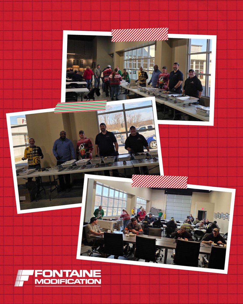FontaineMod's tweet image. 🎄 Great food and even better company at our Dublin facility Christmas lunch yesterday. We’re grateful for the incredible team that makes everything we do possible. Wishing everyone a safe and happy holiday season!
 
#FontaineModification #FontaineFamily