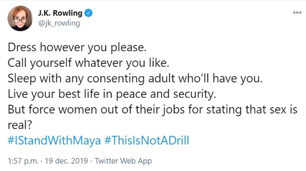 JefGooding1's tweet photo. Completely agree with Daniel's first paragraph and pretty sure #DavidBowie and @jk_rowling would too. However, that generation didn't become hostile - they just got fed up with being pillioried for having valid concerns about women's and children's safety. https://t.co/YZKS7Yu60o