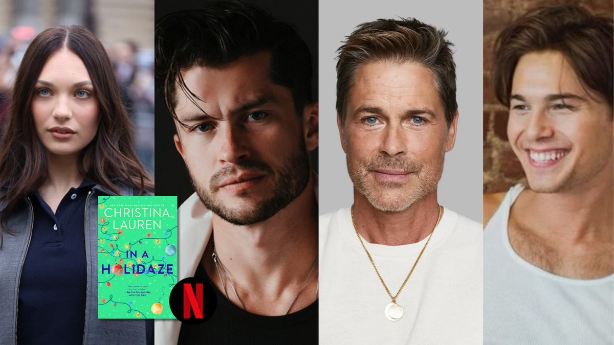 ttliterario's tweet image. 🎬  Maddie Ziegler, Graham Phillips, Rob Lowe, e Elias Kacavas vão protagonizar a adaptação da Netflix de "In A Holidaze", de Christina Lauren

Com o roteiro do filme por Tiffany Paulsen, a trama fala de uma mulher que está presa em looping temporal dentro de férias intermináveis