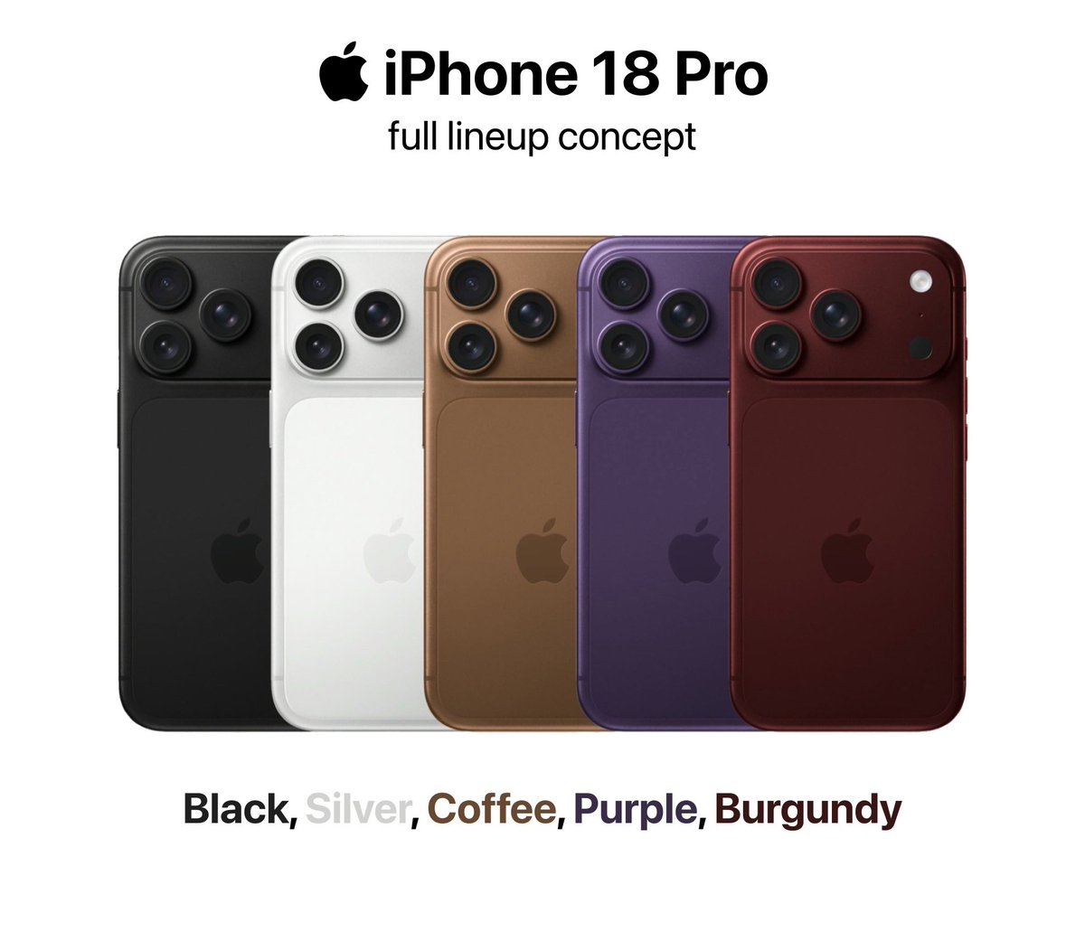 theapplecycle's tweet image. This iPhone 18 Pro lineup would be so fun next year!

Do you agree?