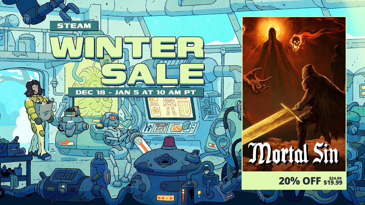 Mortal Sin💀- Available on Steam! tweet media