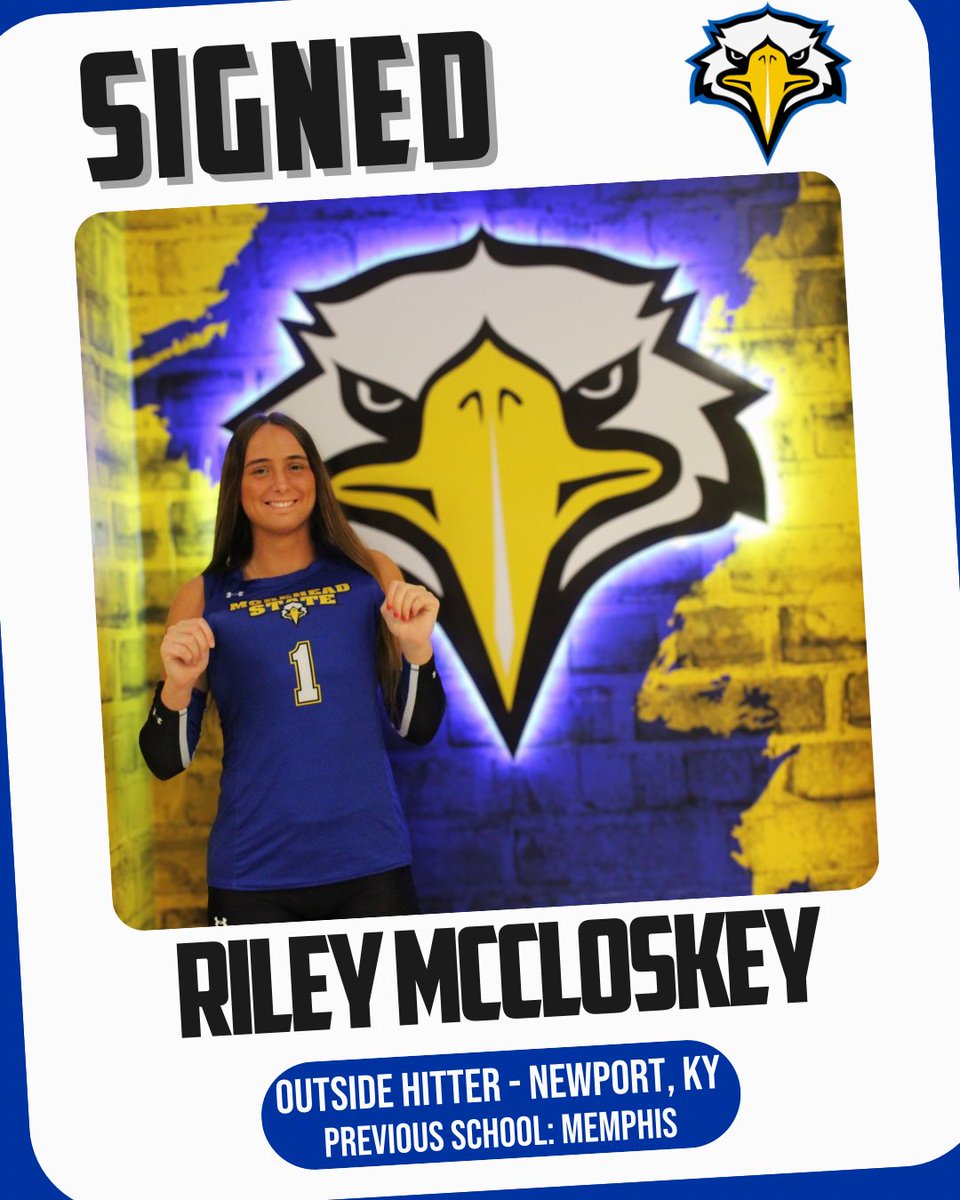MSUEaglesVB's tweet photo. Welcome Home Riley! 💙🦅 #skoeags https://t.co/9j73LFzkgO