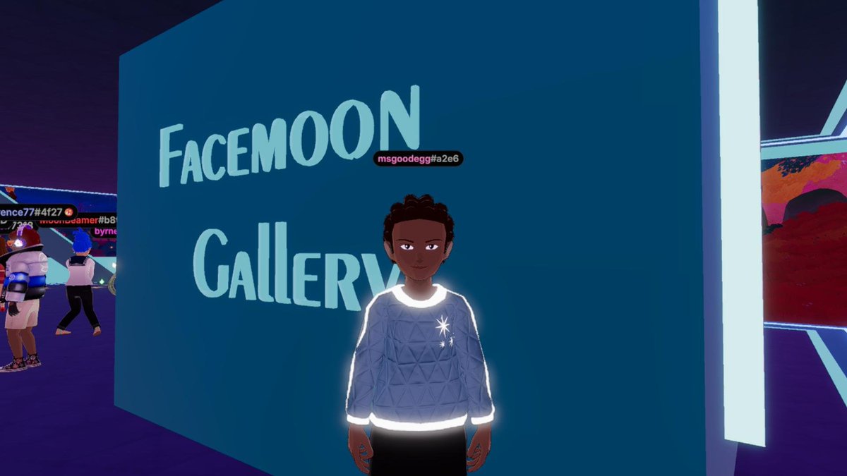 I had an awesome time at the <a href="/shefiorg/">shefi.eth (💫,💫)</a> cohort 15 graduation party at Facemoon Gallery in <a href="/decentraland/">Decentraland</a>! 
reels.decentraland.org/5950efe9-1493-… #DCLCamera 

#SheFi #Decentraland #Web3