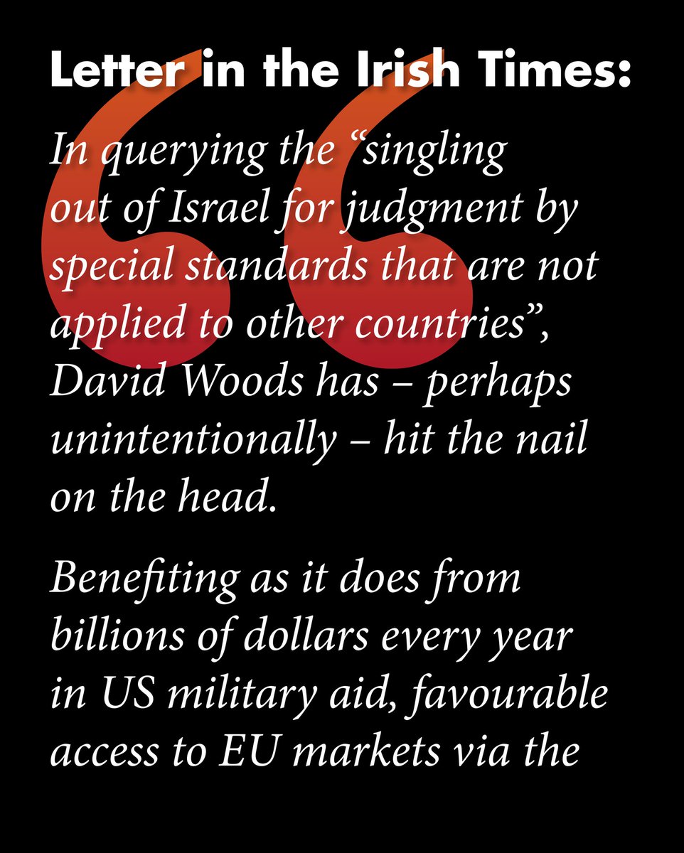ipsc48's tweet photo. Great letter in today's IT refuting the ridiculous assertion that standing in solidarity with the Palestinian people is unfairly 'singling out' Israel, in fact the apartheid state is singled out by the international community but for total impunity for its crimes. #FreePalestine https://t.co/lFAfnGGqzf