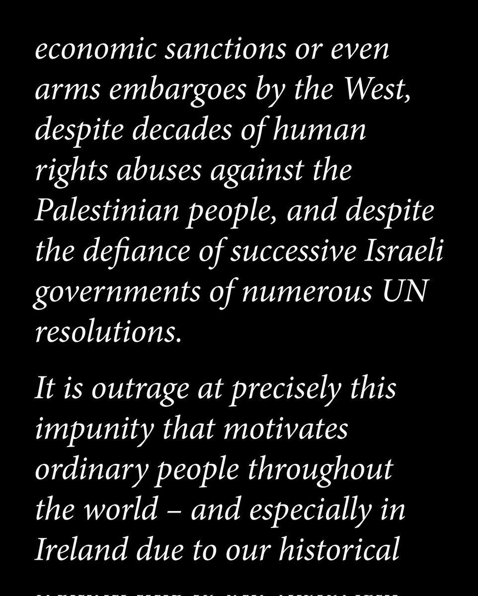 ipsc48's tweet photo. Great letter in today's IT refuting the ridiculous assertion that standing in solidarity with the Palestinian people is unfairly 'singling out' Israel, in fact the apartheid state is singled out by the international community but for total impunity for its crimes. #FreePalestine https://t.co/lFAfnGGqzf