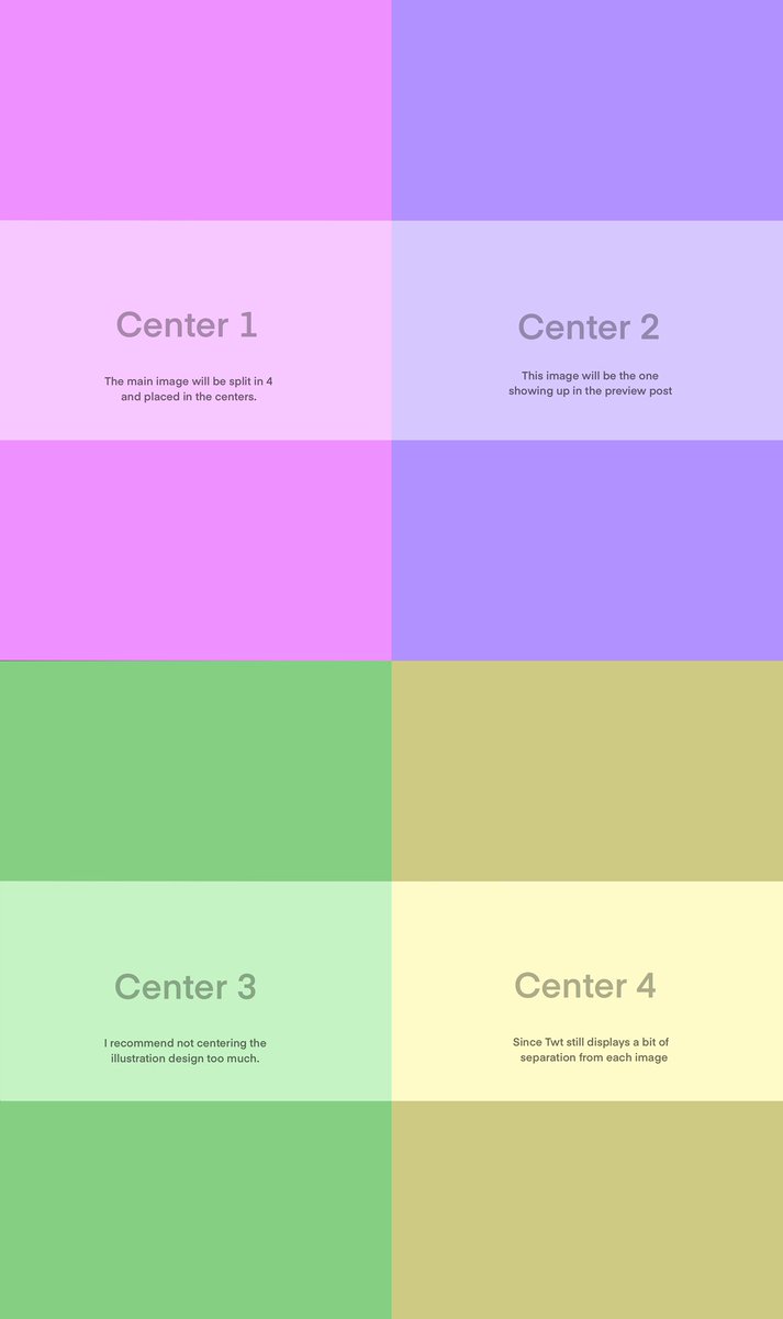 Gundam_mf's tweet image. #art #Template #free

This should work!

In my project, I designed and drew the center illustration first then cut it in 4 and placed it in the slots. Now I have to draw the “surprise” art that complements it!

Project will be revealed in maybe 1 month 

Feel free to use this!