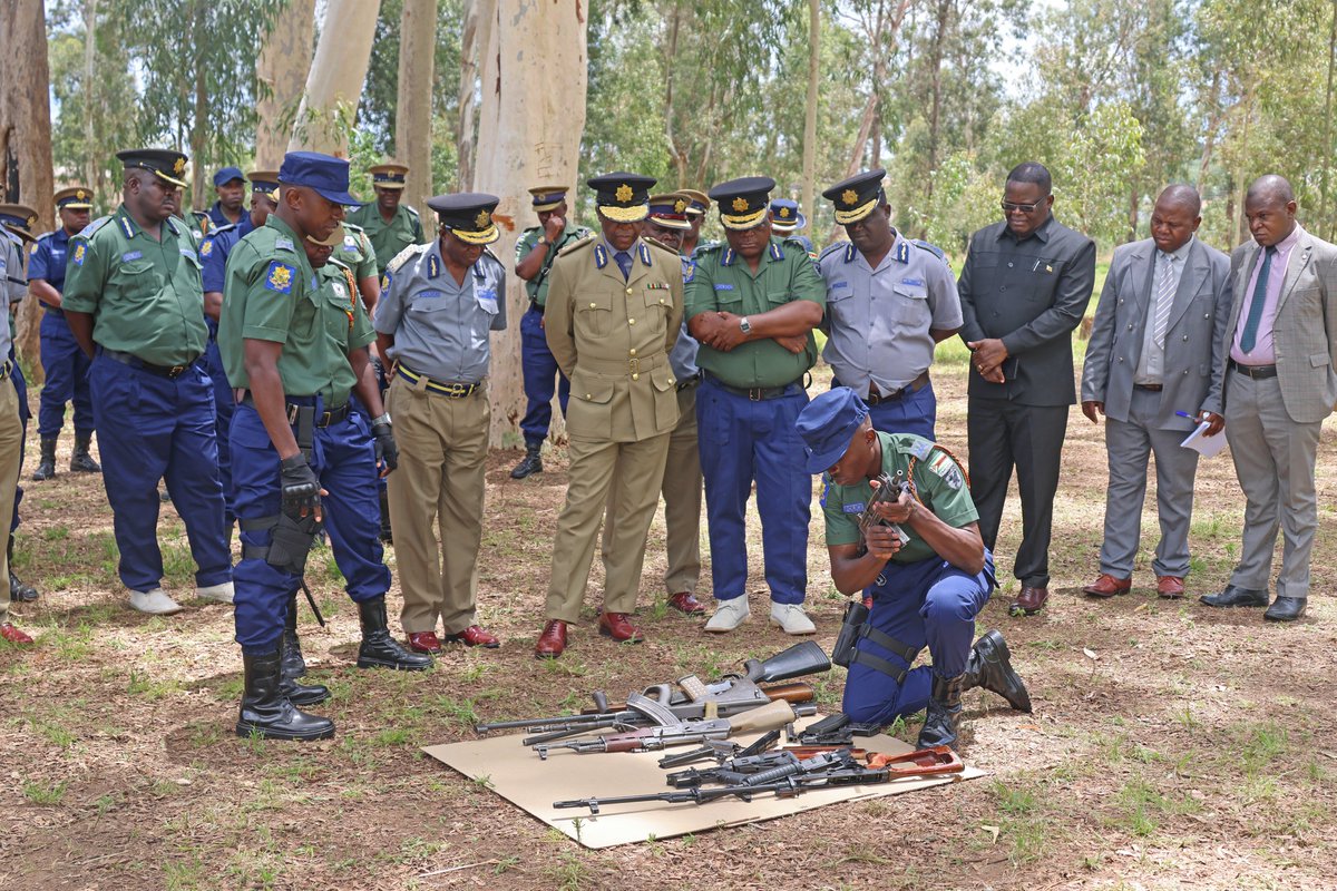 The Commissioner-General of Police, Stephen Mutamba, officiated at the ...