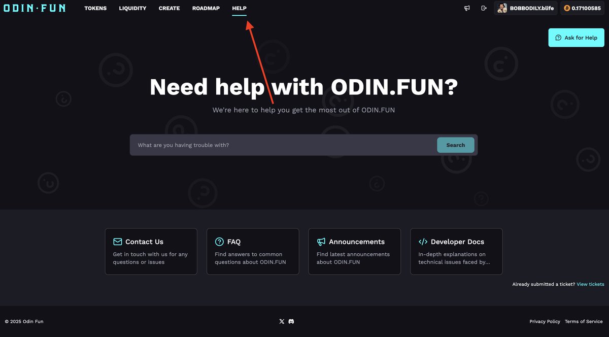 BobBodily's tweet image. New Odin Fun Release!

We just rolled out some much needed updates to Odin Fun. Here they are:

1. Built-in announcements feature.

As we've been building Odin Fun and talking with our community we realized that not everyone that uses Odin Fun is on Twitter, Telegram, or Discord.…