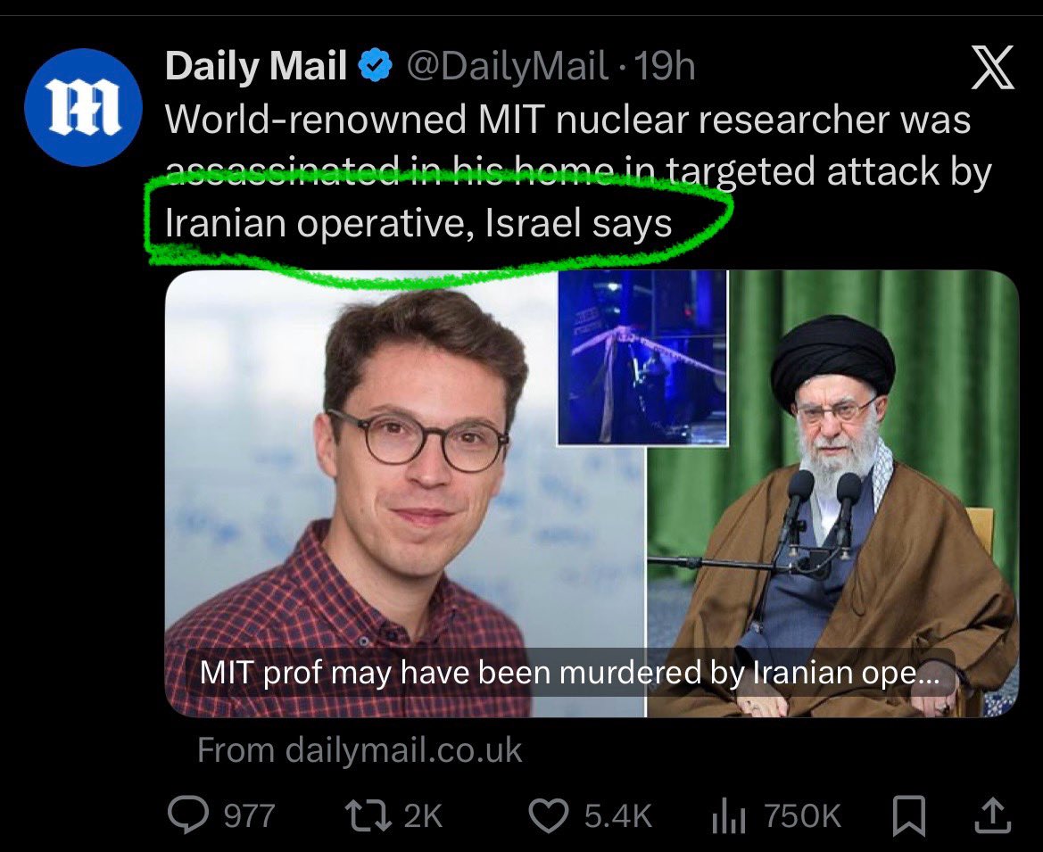 Why is Israel even involved in the investigation? If this is the Intel, we’re paying them for why didn’t it prevent this murder?