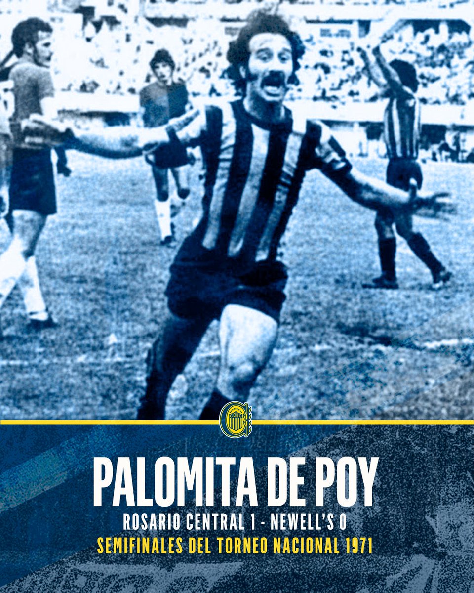 🕊🇺🇦⚽️ ¡A 54 años del vuelo inmortal!

El 19 de diciembre de 1971, con la Palomita de Poy, Central eliminó a Newell's en las semifinales del Torneo Nacional, que terminaría obteniendo días más tarde.

ALDO POY, ALDO POY... 👨🏻‍🍼
