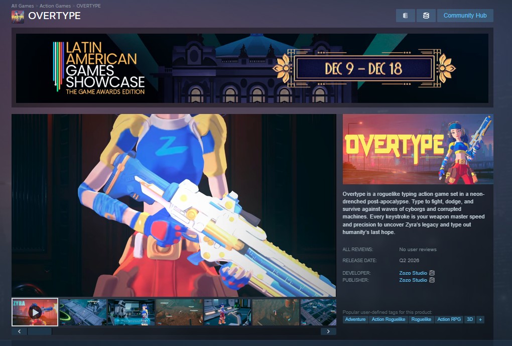 OVERTYPE - Wishlist on Steam tweet media