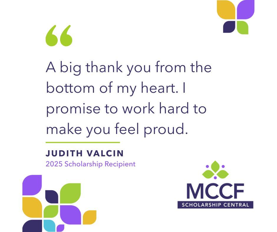 During this season of gratitude, we echo a few of our scholarship recipients' sentiments of thanks to the donors who make it possible. 💜