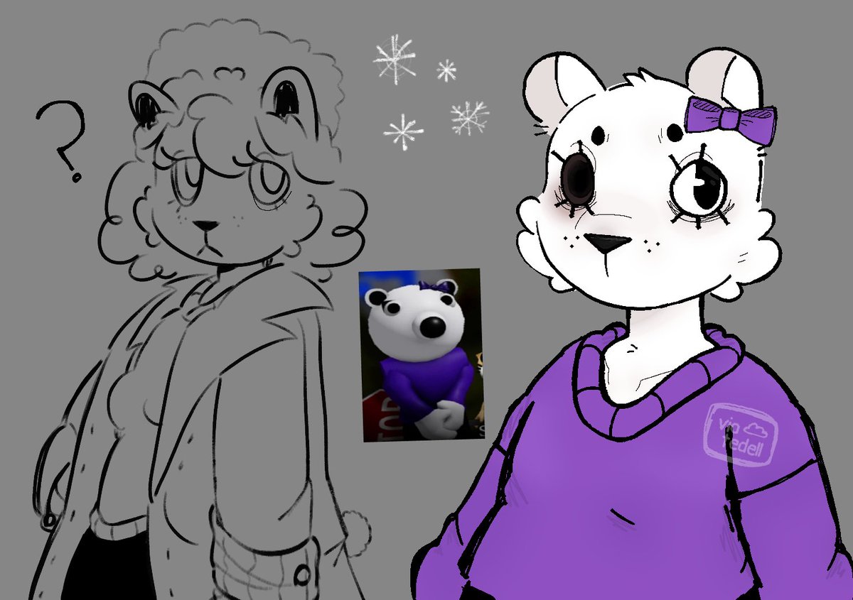 viotedell's tweet photo. I saw this character and for some reason decided to draw her.
(Piggy Skins Reanimated (by LucasTheMucasYT))
#robloxpiggy  #piggy https://t.co/lfkbkKL9MI