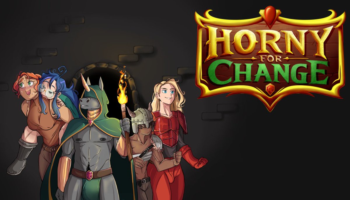 AntiVillainGms's tweet photo. ✨Horny for Change✨
We're proud to announce our new game! 🦄

The world is in danger and heroes scarce. 
It is up to the mythical sorcerer Victor to raise up the dregs of the kingdom into true legends in this fantasy RPG.

📢More info bellow, and follow us for updates!
