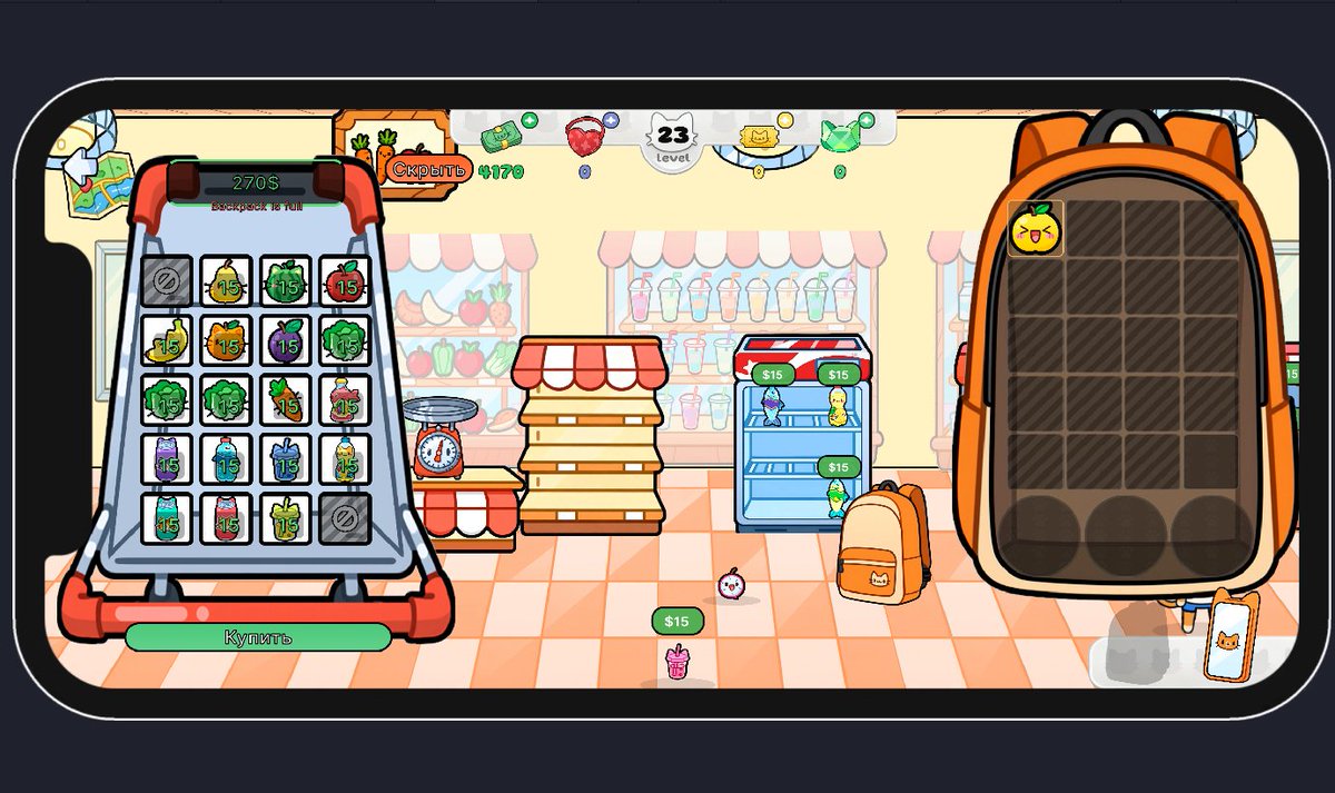 🌍 Simba World: weekly dev update!

👕 Clothing store concepts, so we’re setting the base for style collections &amp; monetization
🧭 HUD redesign with clearer flow between house management &amp; character needs
🎒 Cart has now shared slots with a backpack

#indiedev #gamedev #indiegame