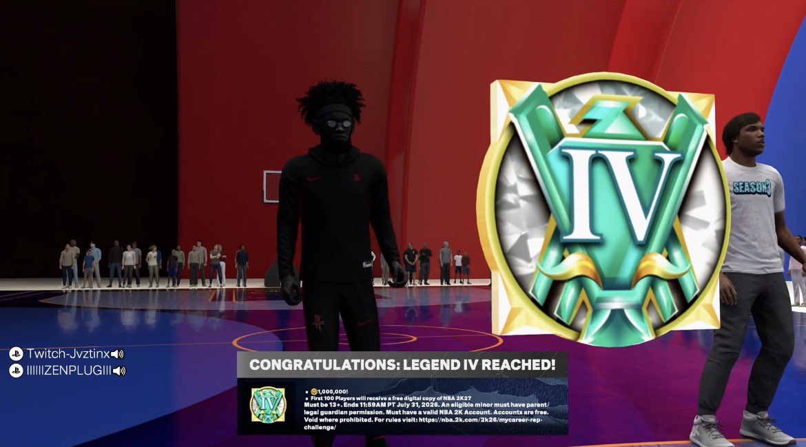 Jvztinx's tweet image. LEGEND 4 🇩🇪❤️ #2k26 #2KCommunity #2k #nba2k26 #NBA #legend