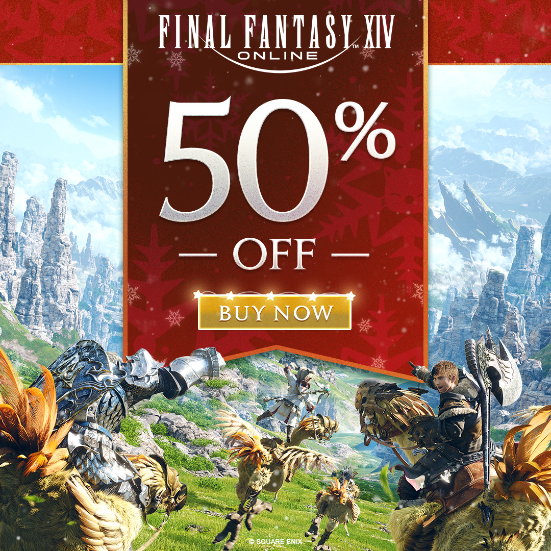'Tis the season! ❄️ sqex.to/CfcwJ

FFXIV (Complete &amp; Complete Collector's) plus Dawntrail (Standard &amp; Collector's) editions are on sale on the Mog Station and Square Enix store!