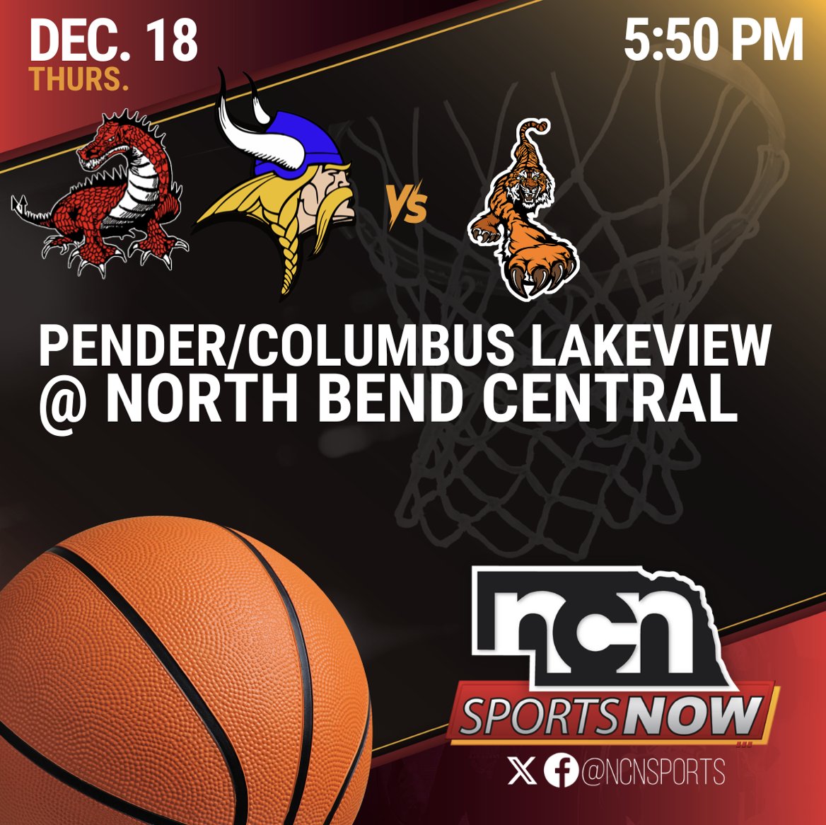 NCNSports's tweet image. 📺🏀: @NewsChannelNE is televising Thursday Night Hoops in North Bend tonight!

GIRLS: 🐲 Pender vs North Bend Central 🐅
BOYS: 🛡️ Lakeview vs North Bend Central 🐅

TV coverage begins at 5:50 pm CT!

HOW TO WATCH NCN: tinyurl.com/smc3wkd8…