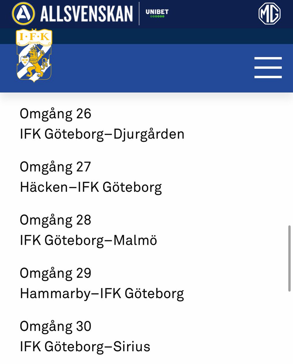 Blir alltså vi, Malmö eller Sirius som tar guld 2026