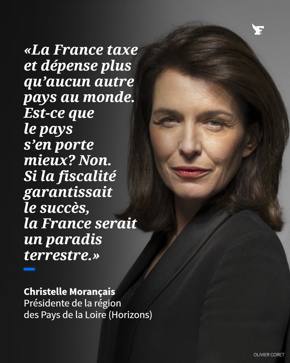 Christelle Morançais (Horizons) défend une rigueur budgétaire intacte pour sa région mais aussi pour le pays. →l.lefigaro.fr/AlHA