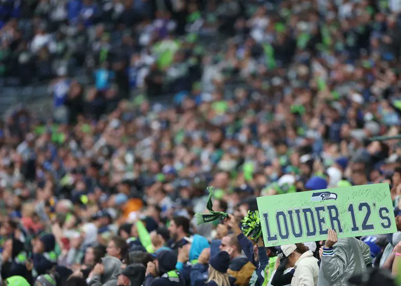 SeahawkNerd's tweet image. Lumen Field needs to be ROCKING tonight.

If you're going to the game, YOU can be the 12th man on defense.

When the Rams have the ball, yell/cheer nonstop from HUDDLE to SNAP.

Maximize volume by cupping your hand under your nose to direct sound down onto the field.

SEA!!!