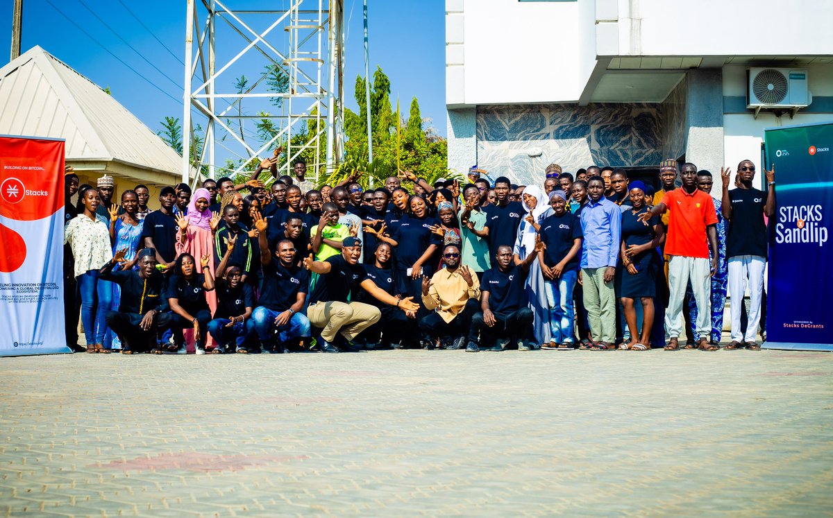lapulgacrypto's tweet photo. Attended my first IRL Web3 event and it was 100% worth it.
Big shoutout to @sandlip_oasis and @Stacks for organizing and driving Web3 adoption in Taraba, Nigeria
I got hands-on insights into the Stacks ecosystem and how it makes Bitcoin programmable.
#Stacks #Web3Taraba https://t.co/mbx3i6BJ3R