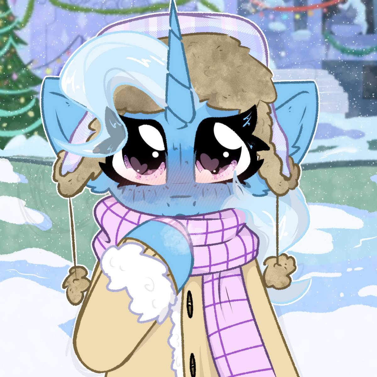 JubySkylines's tweet photo. You caught trixie staring ~
𐔌*ˊᵕˋ*𐦯
Seems like she’s been enjoying your time out with her in the snow
🩵✨💙✨🩵
——————————————-
Happy day 6 of the 12 days of #Trixmas https://t.co/bJeWD9Jy76