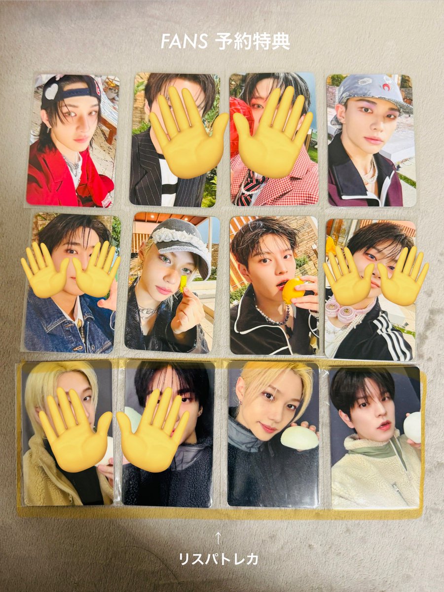 2racha_pen's tweet photo. スキズ交換　do it straykids ミュープラ　ミューコリ　FANS

【譲】　ヒョンジン🥟　フィリックス🐥　スンミン🐶　（画像参照）
【求】　ミューコリ:リノ🐰　ミュープラ:ハン🐿️

基本的には同種交換ですが、FANS特典、リスパは異種交換可能✨

都内手渡しor郵送

検索からもお気軽にお声がけください https://t.co/pR52mlvwXe