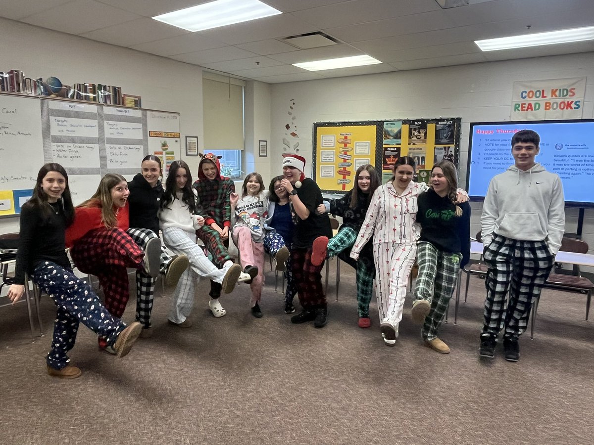 mrlawsonela's tweet photo. Pajama Day is quite a hit for AJH students! #AJHcomets https://t.co/XTtADZUYXr