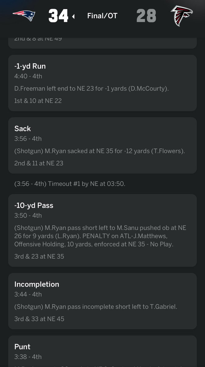 KC_Cale's tweet photo. Atlanta could have kneeled the ball three times and taken an 11 point lead with 4 mins left https://t.co/MjJVBQ5QBq