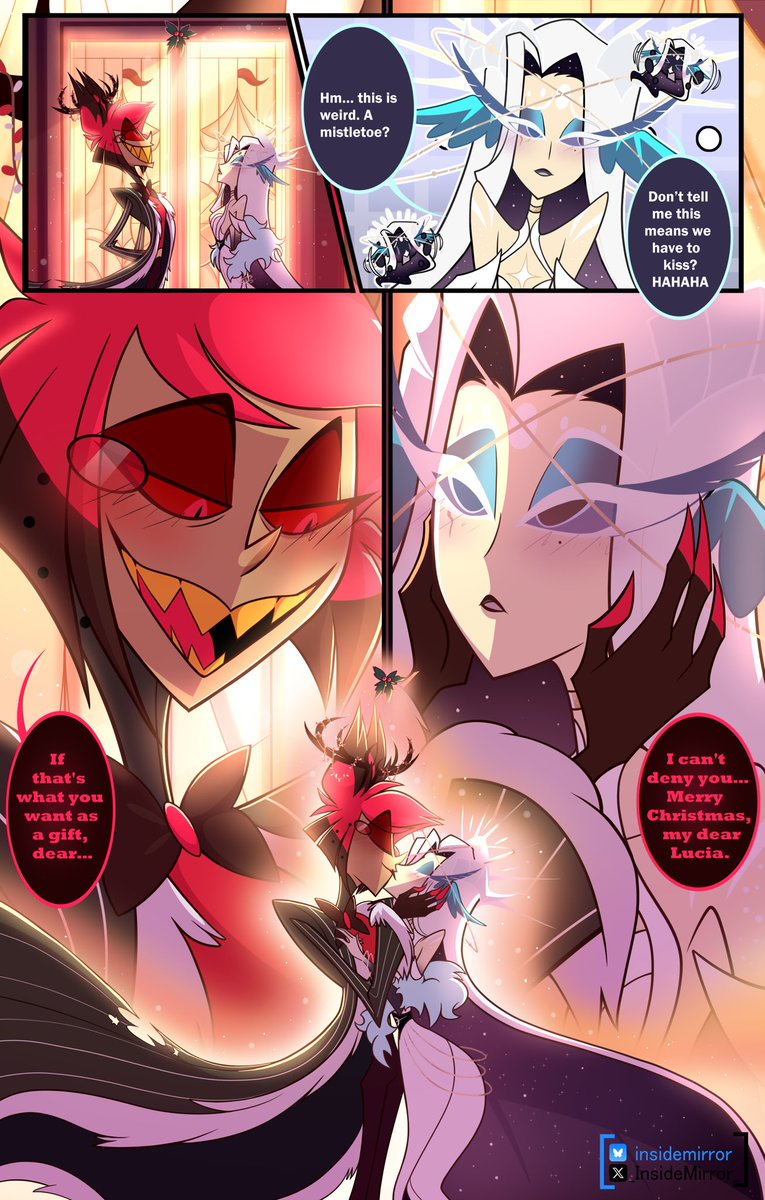 CelesarVT's tweet image. -A simple Gift~🦌🌌

Deer-man has my heart in his hand

🎨: @_InsideMirror_ 

#HazbinHotel #HazbinHotelOC #Radiostar