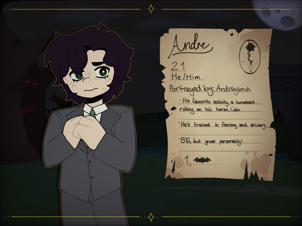 FanpiresSMP's tweet image. Please welcome traveler @andraybruh  as Andre!

What secrets will this human uncover in the mysterious town of Darkmoore?

Come join him on his journey in the #FanpiresSMP🦇Coming to YouTube, February 2026

#VampiresSMP
