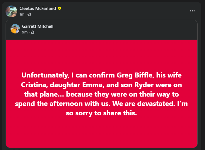 Biffles good friends have confirmed things.