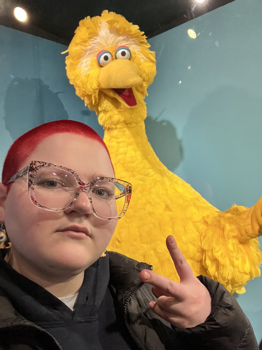 meeting big bird just might’ve been the highlight of my trip