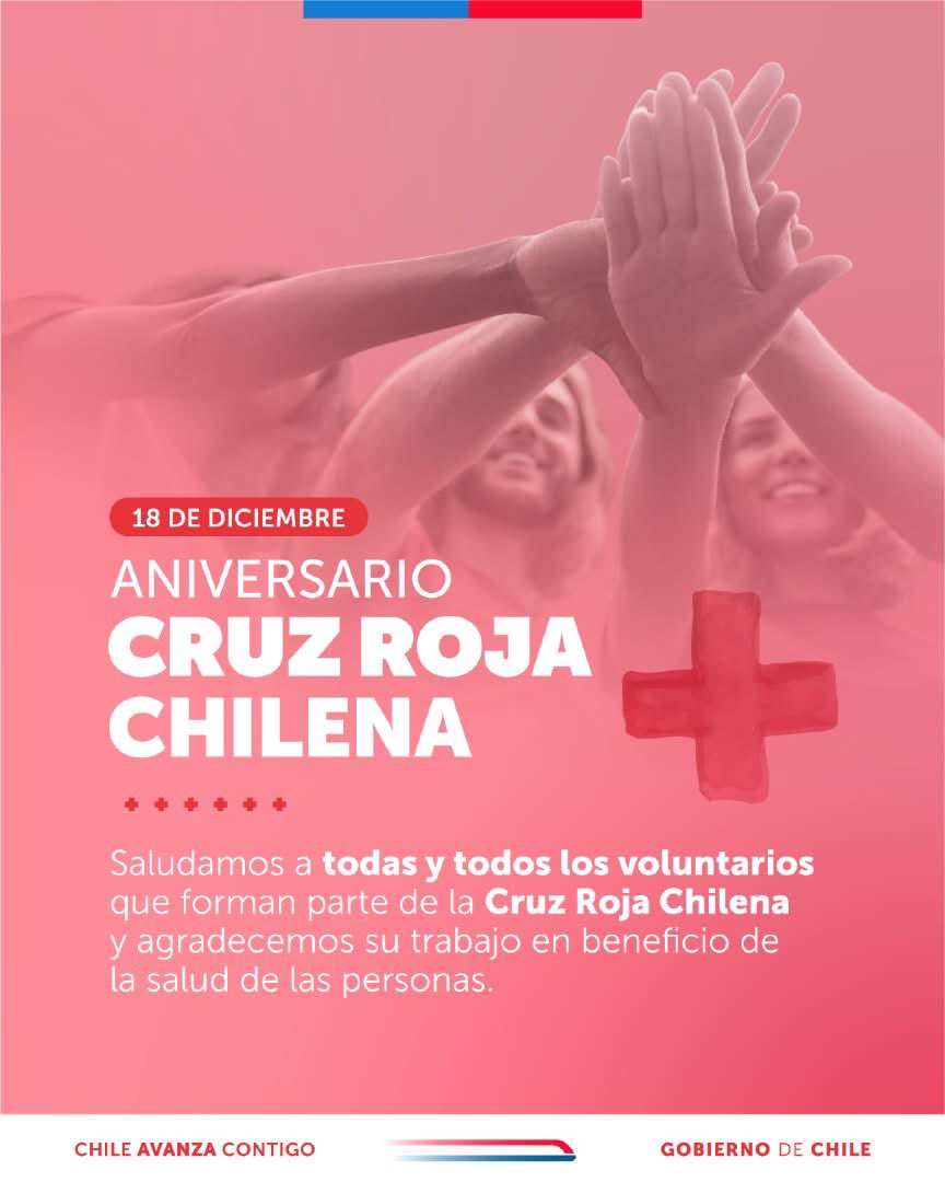 ¡Feliz aniversario Cruz Roja! 👏🏼

Queremos enviar un reconocimiento a todas y todos los voluntarios que entregan su tiempo, energía y corazón para cuidar la salud de las personas en cada rincón del país.

#Equidad y #Resolutividad: Más Salud para Aysén💪🏽